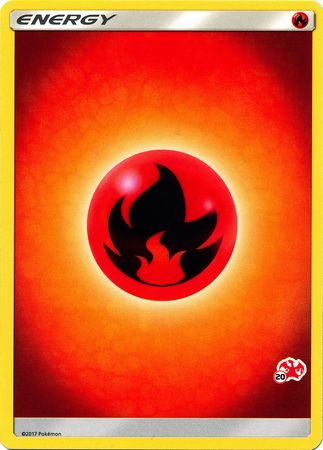 Fire Energy (Charizard Stamp #20) [Battle Academy 2020] - Comfy Hobbies