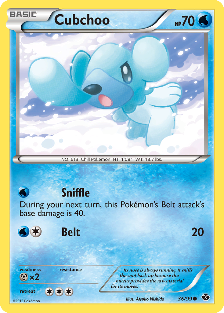 Cubchoo (36/99) [Black & White: Next Destinies] - Comfy Hobbies