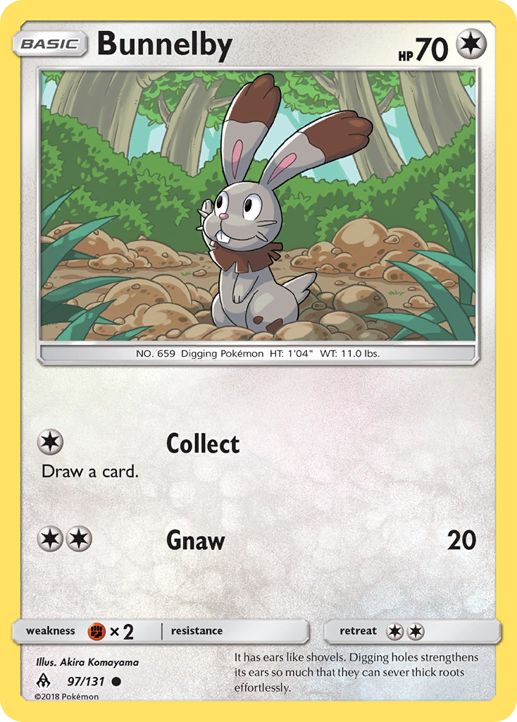 Bunnelby (97/131) [Sun & Moon: Forbidden Light] - Comfy Hobbies