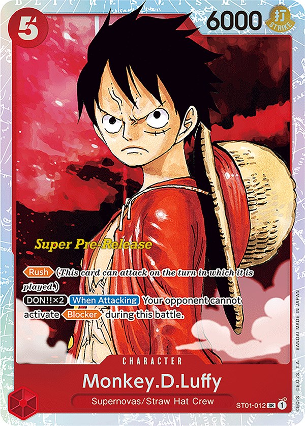 Monkey.D.Luffy (012) [Super Pre-Release Starter Deck: Straw Hat Crew] - Comfy Hobbies