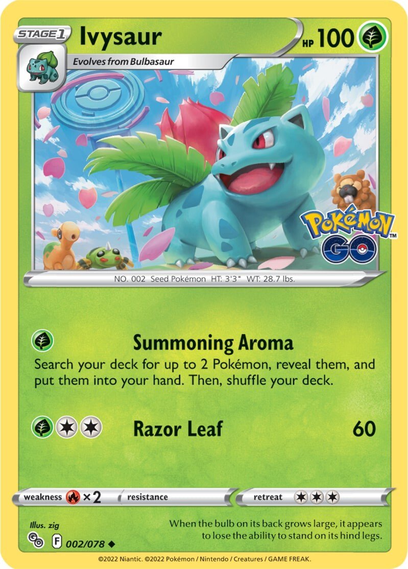 Ivysaur (002/078) [Pokémon GO] - Comfy Hobbies