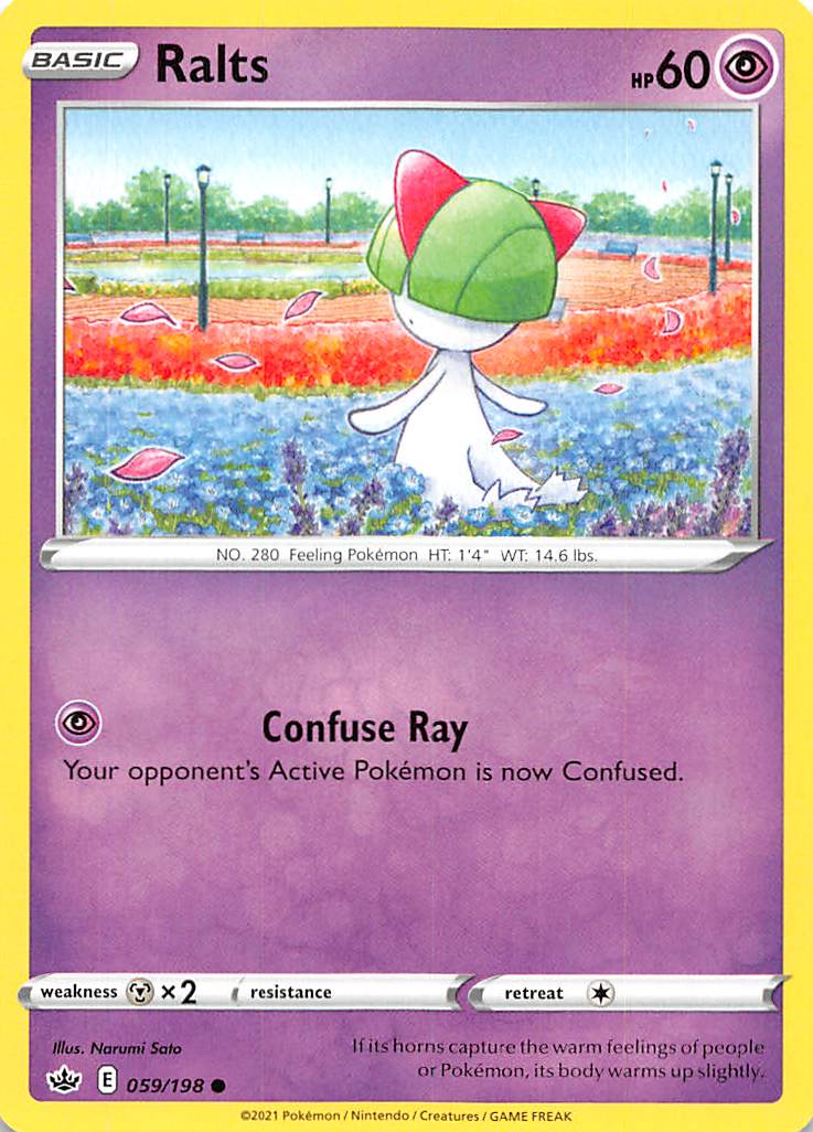 Ralts (059/198) [Sword & Shield: Chilling Reign] - Comfy Hobbies