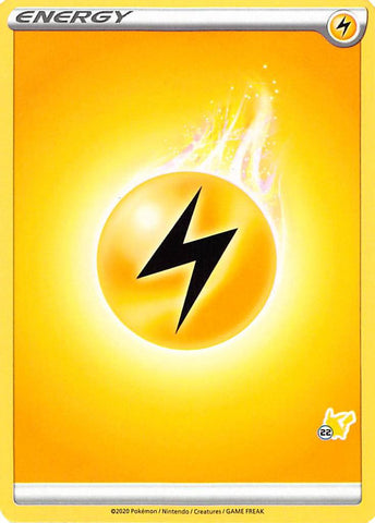 Lightning Energy (Pikachu Stamp #22) [Battle Academy 2022] - Comfy Hobbies