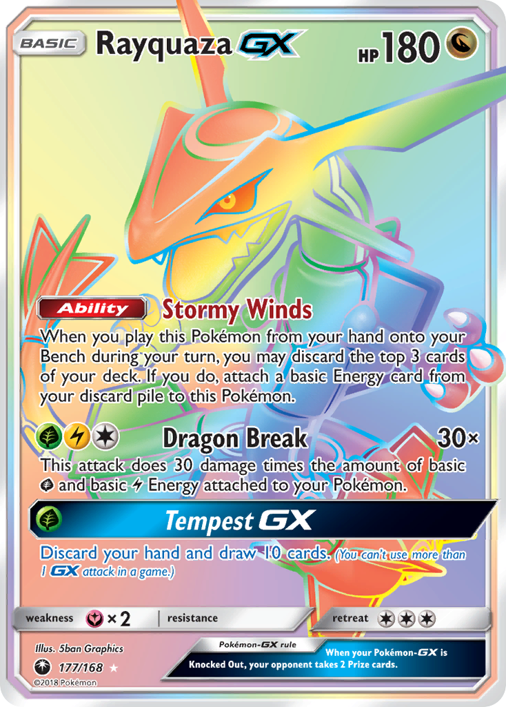 Rayquaza GX (177/168) [Sun & Moon: Celestial Storm] - Comfy Hobbies