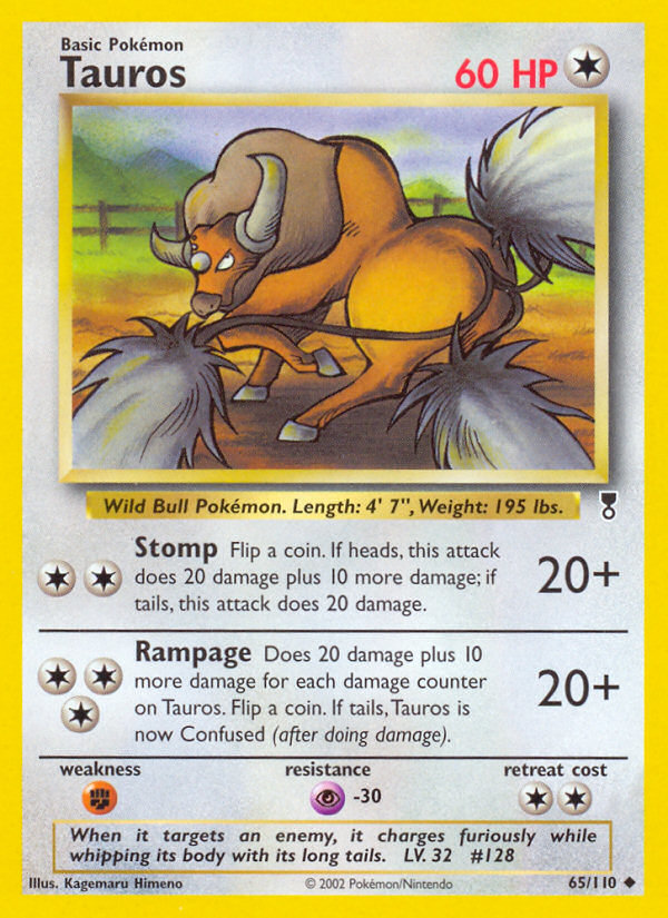 Tauros (65/110) [Legendary Collection] - Comfy Hobbies