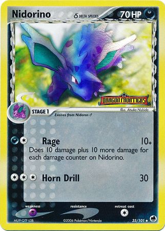 Nidorino (35/101) (Delta Species) (Stamped) [EX: Dragon Frontiers] - Comfy Hobbies