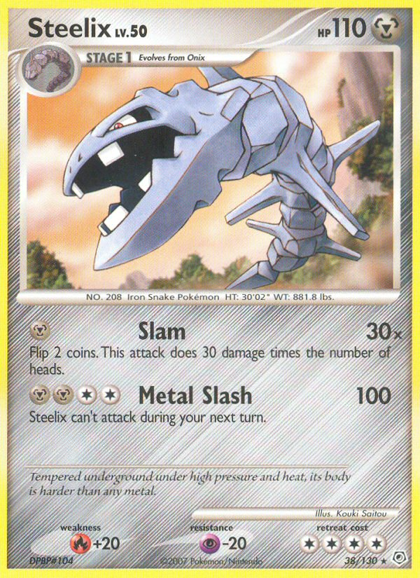Steelix (38/130) [Diamond & Pearl: Base Set] - Comfy Hobbies