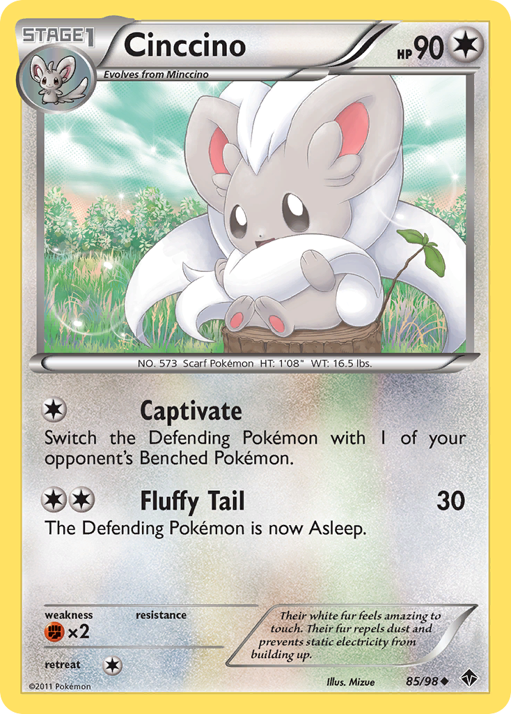 Cinccino (85/98) [Black & White: Emerging Powers] - Comfy Hobbies