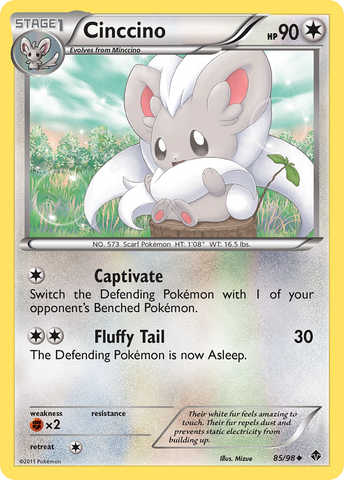 Cinccino (85/98) [Black & White: Emerging Powers] - Comfy Hobbies