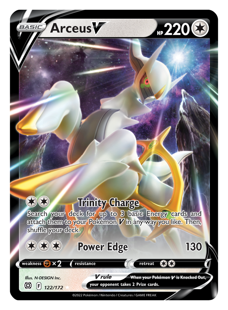 Arceus V (122/172) [Sword & Shield: Brilliant Stars] - Comfy Hobbies