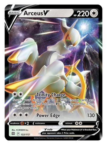 Arceus V (122/172) [Sword & Shield: Brilliant Stars] - Comfy Hobbies