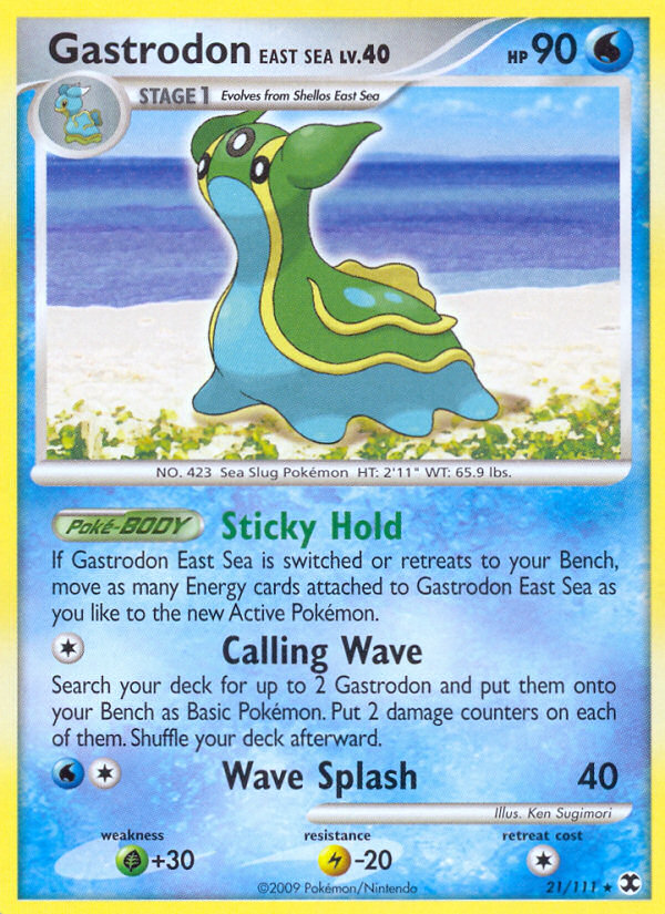 Gastrodon East Sea (21/111) [Platinum: Rising Rivals] - Comfy Hobbies