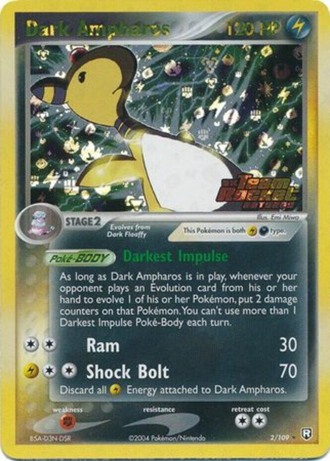 Dark Ampharos (2/109) (Stamped) [EX: Team Rocket Returns] - Comfy Hobbies