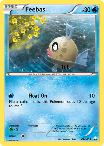 Feebas (43/160) [XY: Primal Clash] - Comfy Hobbies