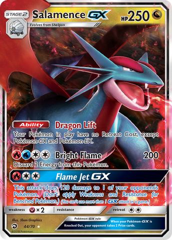 Salamence GX (44/70) [Sun & Moon: Dragon Majesty] - Comfy Hobbies