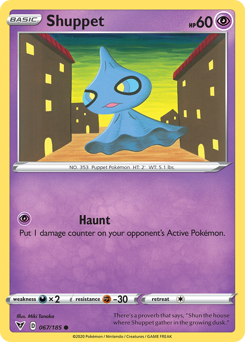 Shuppet (067/185) [Sword & Shield: Vivid Voltage] - Comfy Hobbies