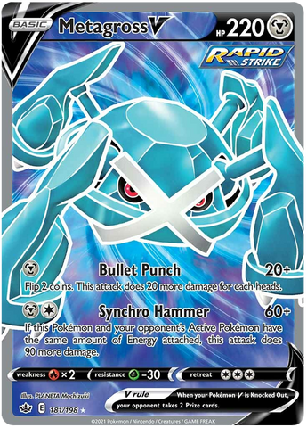 Metagross V (181/198) [Sword & Shield: Chilling Reign] - Comfy Hobbies