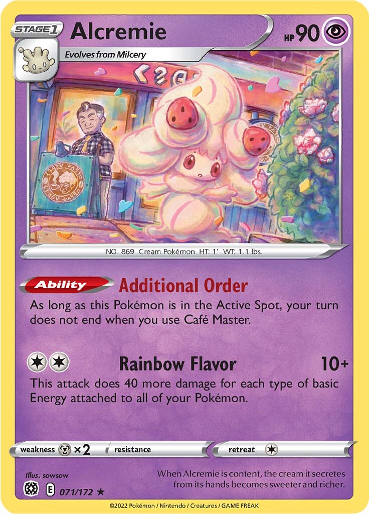 Alcremie (071/172) [Sword & Shield: Brilliant Stars] - Comfy Hobbies