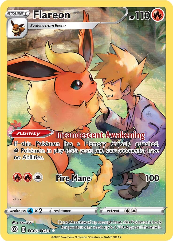 Flareon (TG01/TG30) [Sword & Shield: Brilliant Stars] - Comfy Hobbies