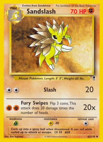 Sandslash (62/110) [Legendary Collection] - Comfy Hobbies