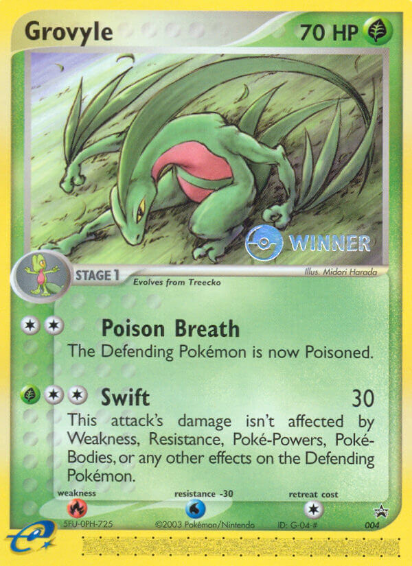 Grovyle (004) [Nintendo: Black Star Promos] - Comfy Hobbies