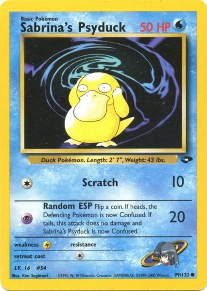 Sabrina's Psyduck (99/132) [Gym Challenge Unlimited] - Comfy Hobbies