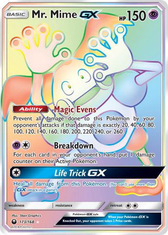 Mr. Mime GX (173/168) [Sun & Moon: Celestial Storm] - Comfy Hobbies