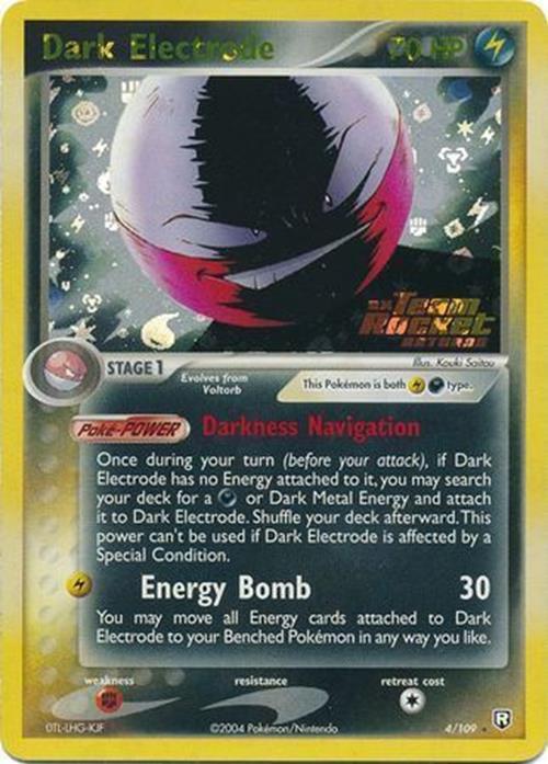 Dark Electrode (4/109) (Stamped) [EX: Team Rocket Returns] - Comfy Hobbies