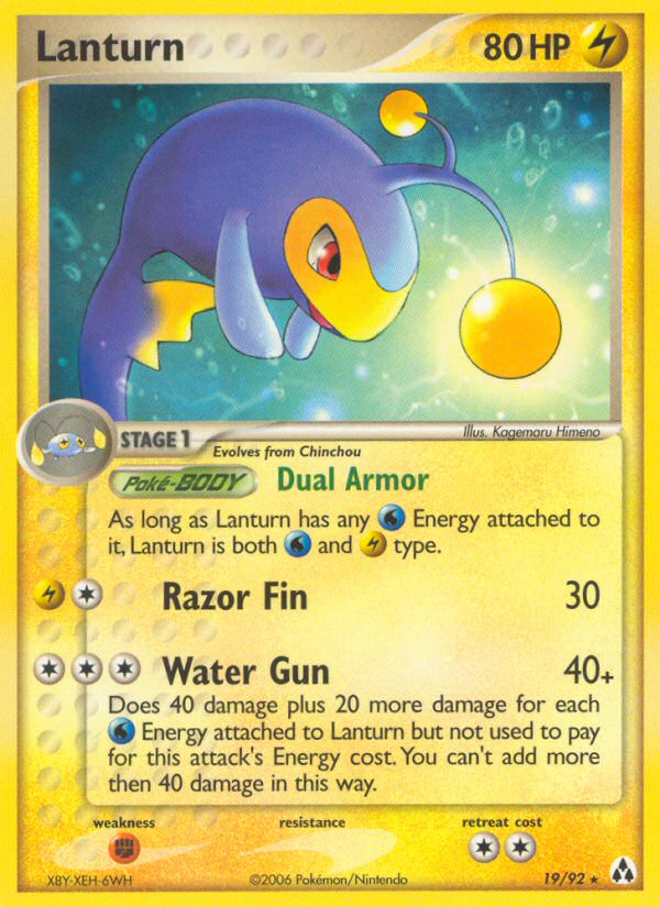 Lanturn (19/92) [EX: Legend Maker] - Comfy Hobbies