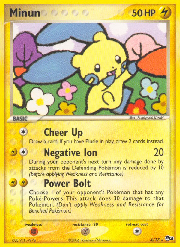 Minun (4/17) [POP Series 3] - Comfy Hobbies