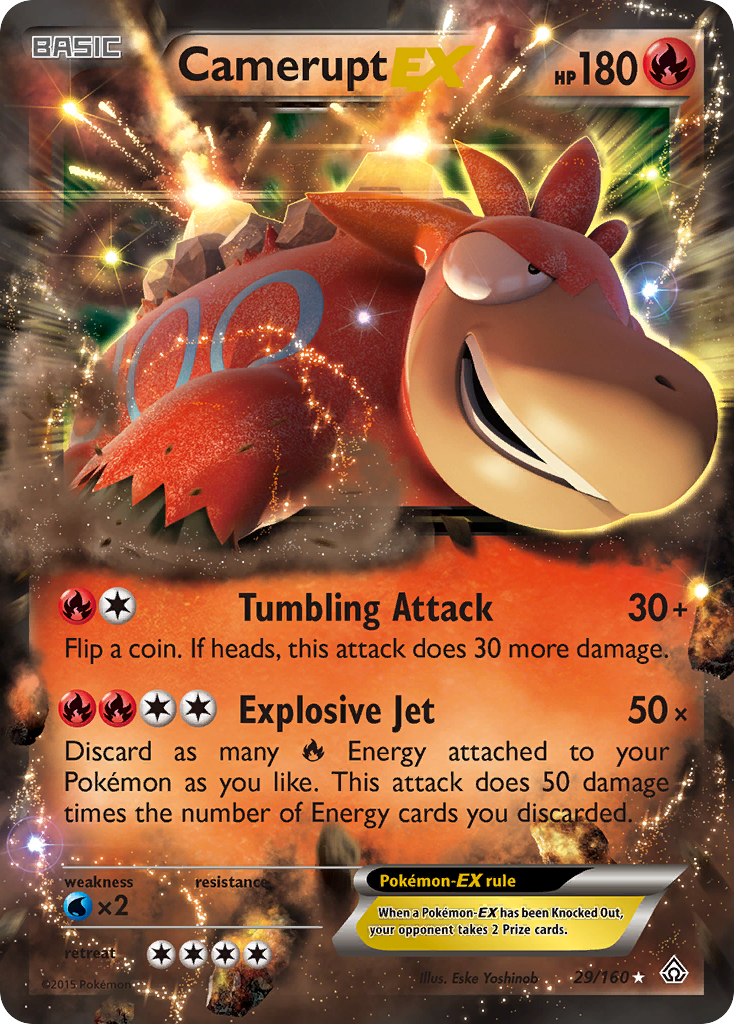 Camerupt EX (29/160) [XY: Primal Clash] - Comfy Hobbies