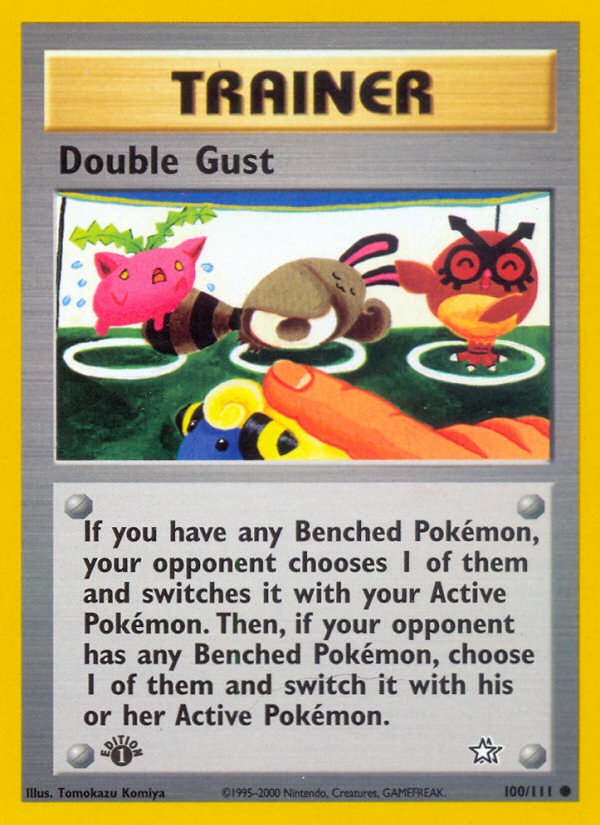 Double Gust (100/111) [Neo Genesis 1st Edition] - Comfy Hobbies