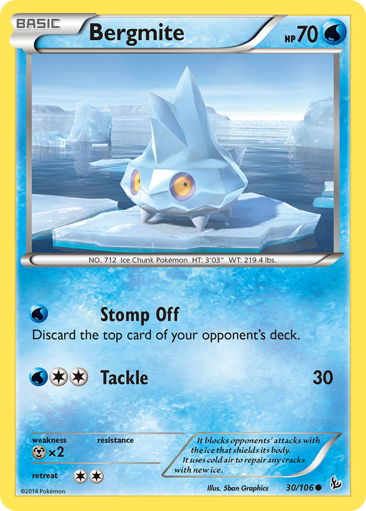 Bergmite (30/106) [XY: Flashfire] - Comfy Hobbies