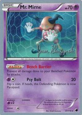 Mr. Mime (47/116) (Darkrai Deck - Jason Klaczynski) [World Championships 2013] - Comfy Hobbies