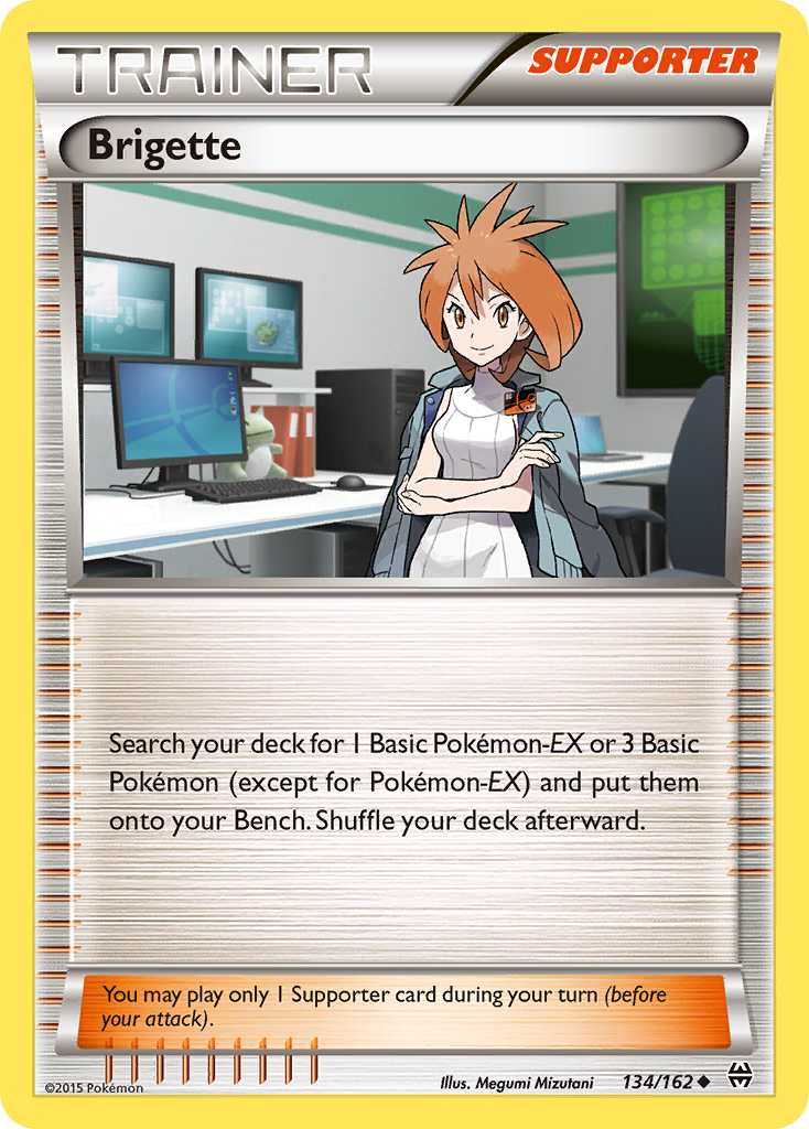 Brigette (134/162) [XY: BREAKthrough] - Comfy Hobbies