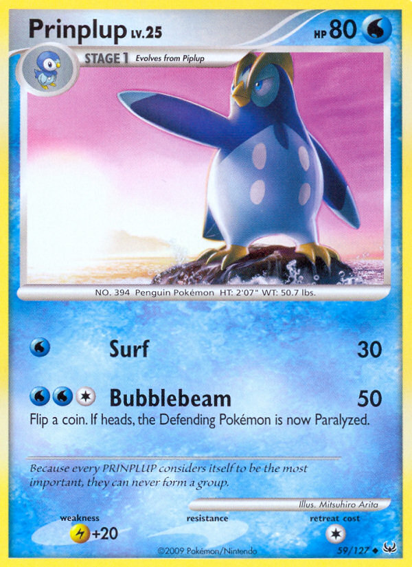 Prinplup (59/127) [Platinum: Base Set] - Comfy Hobbies