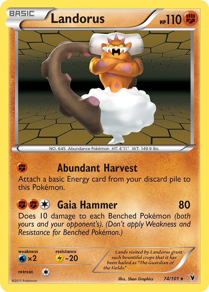 Landorus (74/101) [Black & White: Noble Victories] - Comfy Hobbies