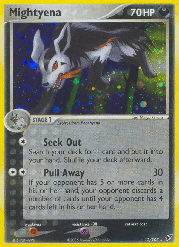Mightyena (12/107) [EX: Deoxys] - Comfy Hobbies