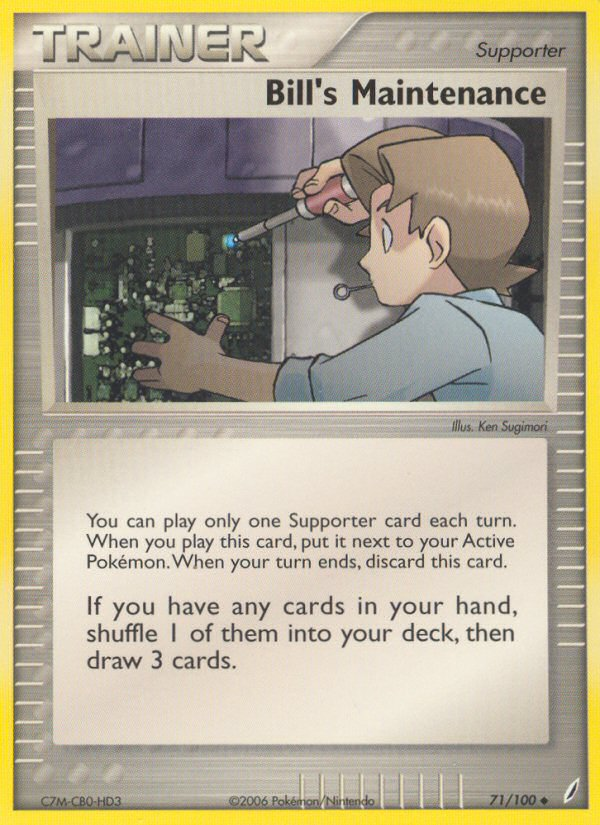 Bill's Maintenance (71/100) [EX: Crystal Guardians] - Comfy Hobbies