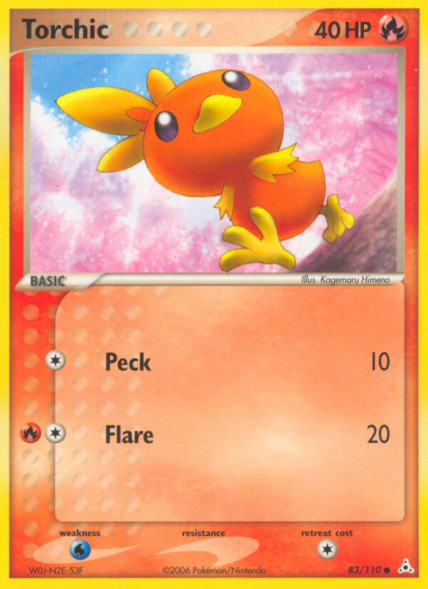 Torchic (83/110) [EX: Holon Phantoms] - Comfy Hobbies