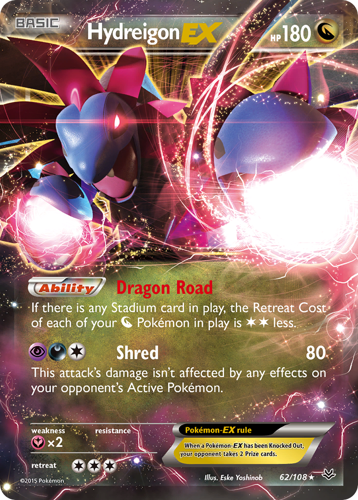 Hydreigon EX (62/108) [XY: Roaring Skies] - Comfy Hobbies