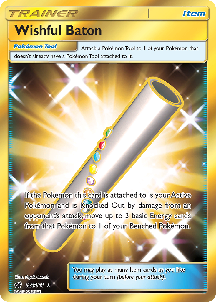 Wishful Baton (121/111) [Sun & Moon: Crimson Invasion] - Comfy Hobbies