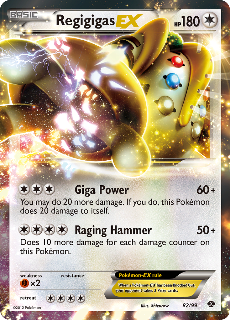 Regigigas EX (82/99) [Black & White: Next Destinies] - Comfy Hobbies
