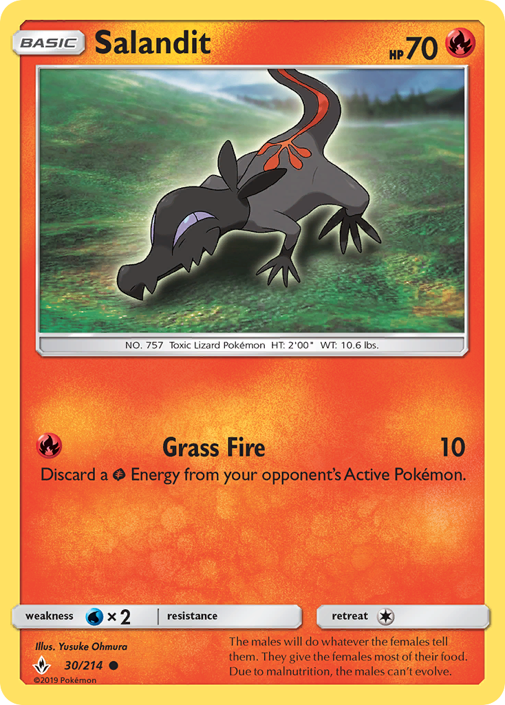 Salandit (30/214) [Sun & Moon: Unbroken Bonds] - Comfy Hobbies