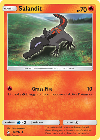 Salandit (30/214) [Sun & Moon: Unbroken Bonds] - Comfy Hobbies