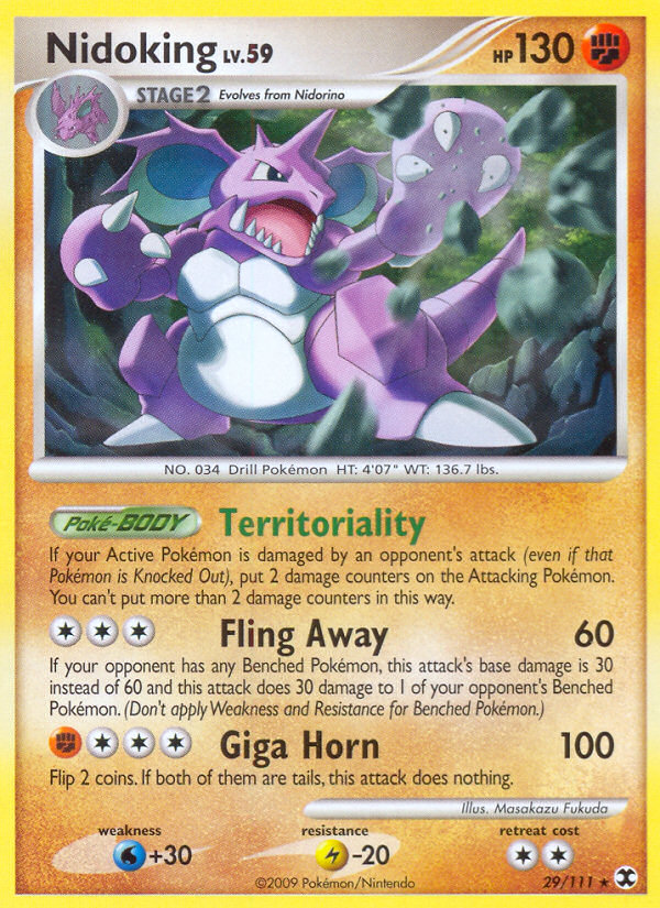 Nidoking (29/111) [Platinum: Rising Rivals] - Comfy Hobbies