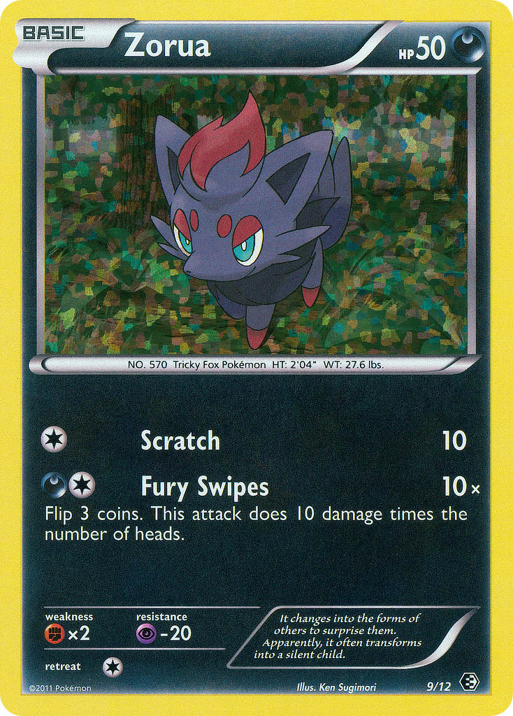 Zorua (9/12) [McDonald's Promos: 2011 Collection] - Comfy Hobbies