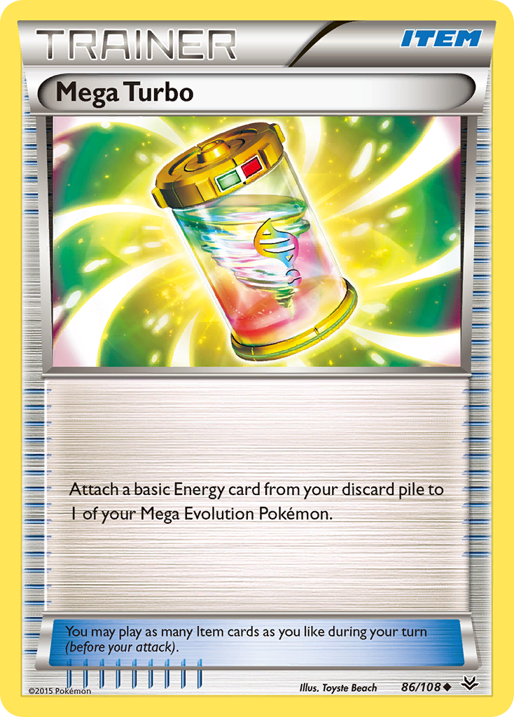 Mega Turbo (86/108) [XY: Roaring Skies] - Comfy Hobbies