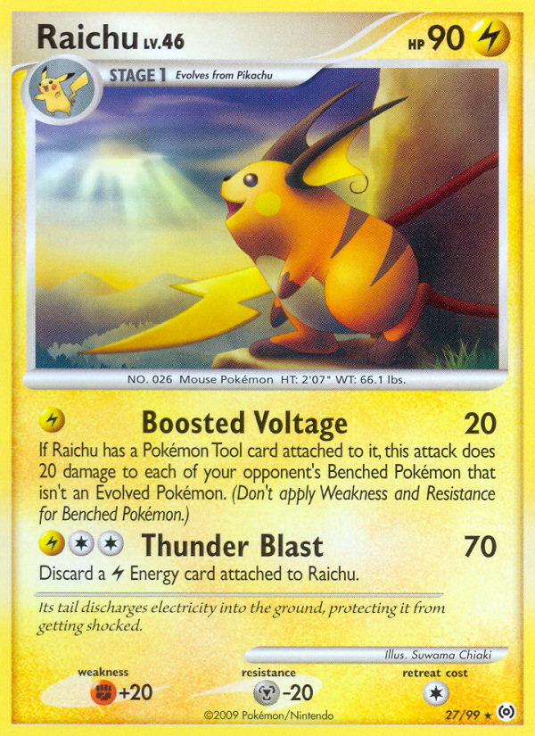 Raichu (27/99) [Platinum: Arceus] - Comfy Hobbies