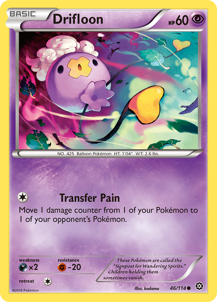 Drifloon (46/114) [XY: Steam Siege] - Comfy Hobbies
